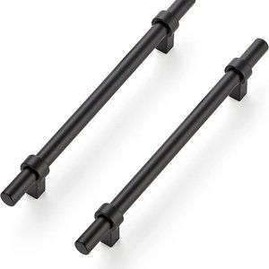 9" Black Cabinet Handles - 2pk